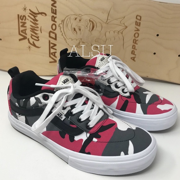 Vans Shoes - VANS Kyle Walker Pro Camouflage Black Magenta W
